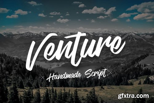 Venture - Handmade Font Script