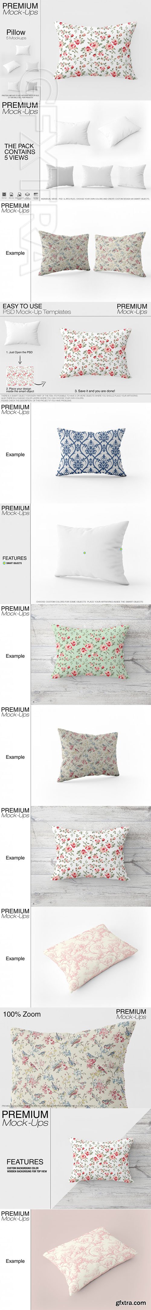 Lumbar Pillow Mockup Pack