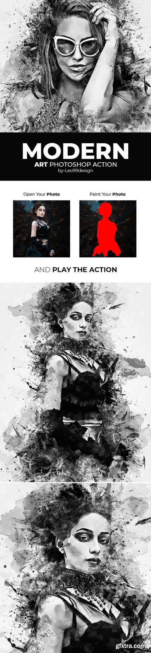 Graphicriver - Modern Art photoshop action 21836053