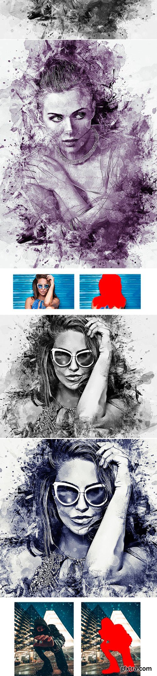 Graphicriver - Modern Art photoshop action 21836053