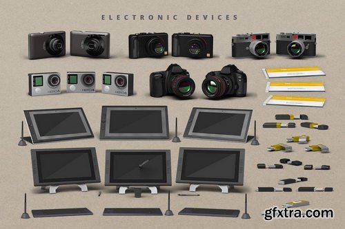 Mockupper Front view mock-up objects