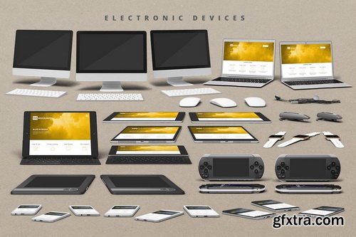 Mockupper Front view mock-up objects