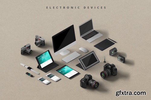 Mockupper : Isometric view 4K