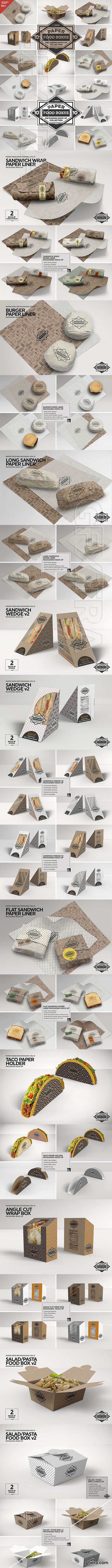 GraphicRiver - Food Box Packaging Mockups VOL 10 22018788