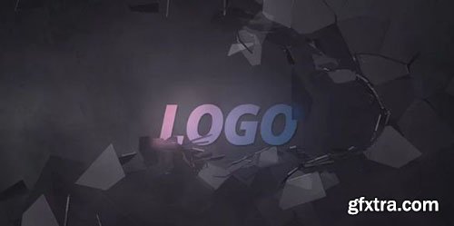 Logo With A Broken Glass Wall - After Effects 91221