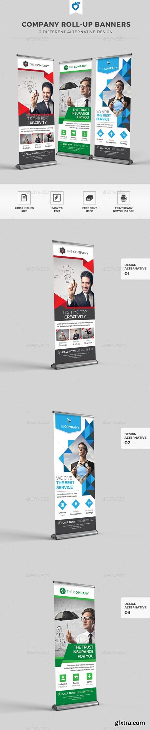 GraphicRiver - Company Roll-up Banners - 11765971