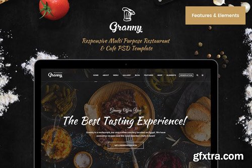 Granny Elements PSD UI Kit