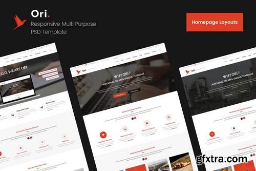 Ori Shop & Ecommerce PSD Template