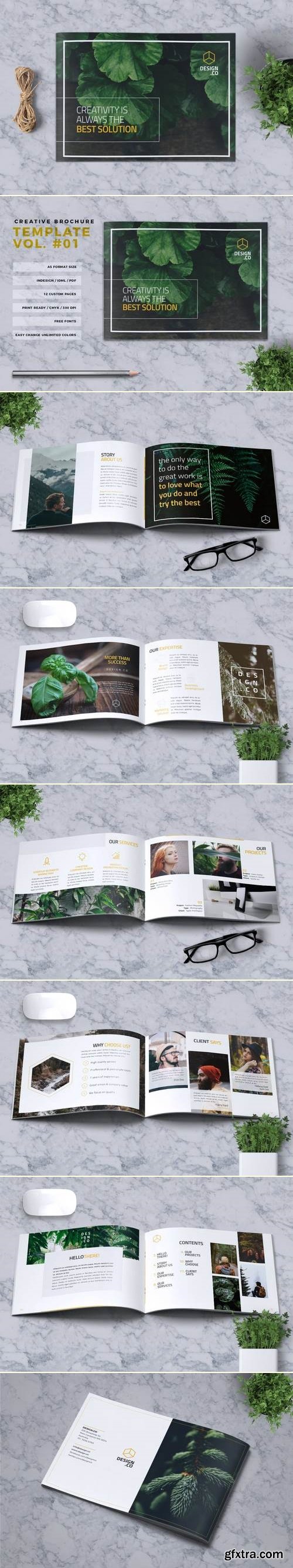 Creative Brochure Template A5 Vol. 01