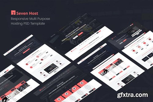 7Host - Hosting Business PSD Template