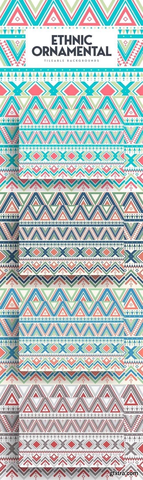 Ethnic Ornamental Tileable Backgrounds