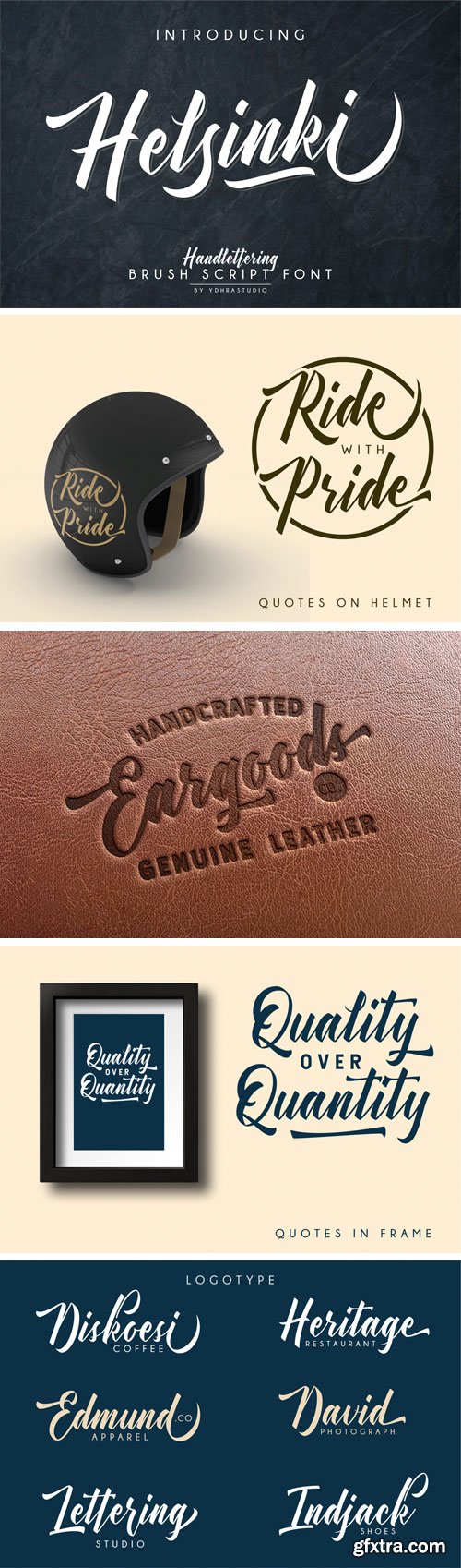 Fontbundles - Helsinki - Handlettering Script Font + Bonus 94799