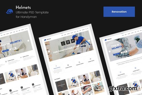 Helmets - Renovetion Ultimate PSD Template for Handyman