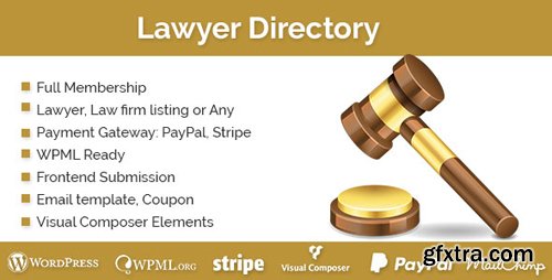 CodeCanyon - Lawyer Directory v1.2.0 - WordPress Plugin - 19452000