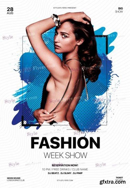 Fashion V9 2018 PSD Flyer Template