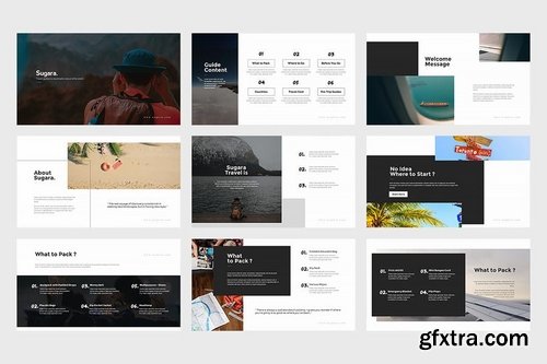 Sugara Travel Guides Keynote Template