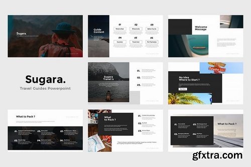 Sugara Travel Guides Keynote Template