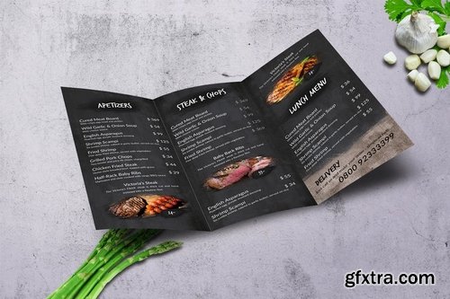 There\'s no Hell Tri-Fold Menu A4 & US Letter