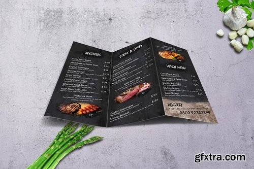 There\'s no Hell Tri-Fold Menu A4 & US Letter