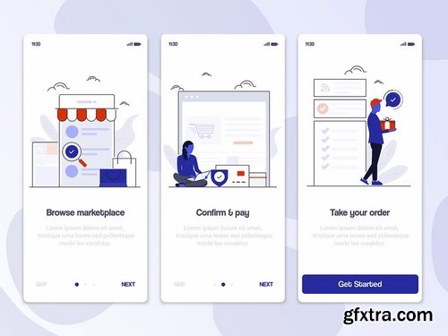 15 Onboarding Screens templates for App