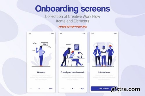 15 Onboarding Screens templates for App