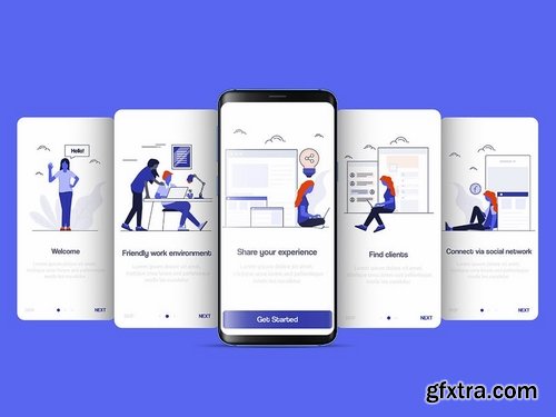 15 Onboarding Screens templates for App