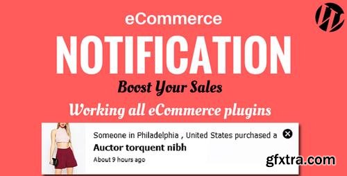 CodeCanyon - WordPress eCommerce Notification v1.0.5 - 20255155