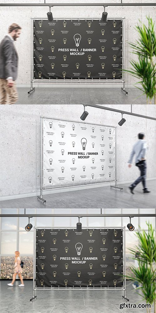 Press Wall / Banner Mockup