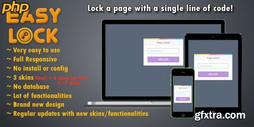 CodeSter - PHP Easy Lock v1.5 - Password protect PHP Script - 705