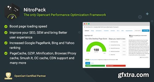 NitroPack Cache v3.5.8 - Complete Performance Optimization Framework - OpenCart Module