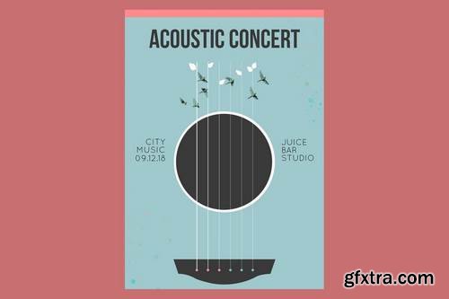 Acoustic Concert Flyer Poster