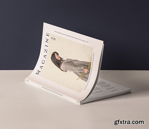 Cover Magazine Mockup Presentation