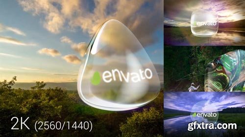 Videohive - Glass Logo And Transitions - 19566455