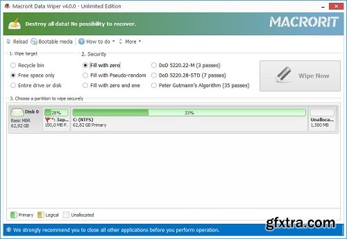 Macrorit Data Wiper 4.3.0 Unlimited Edition