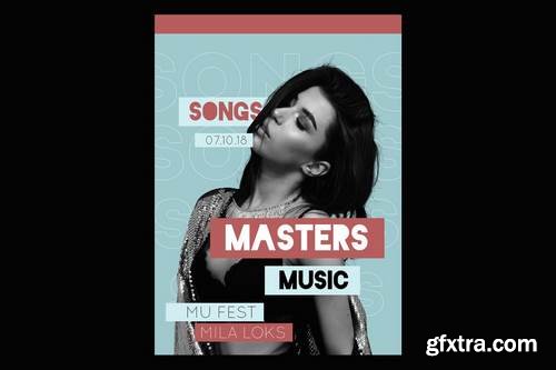 Masters Music Flyer Poster