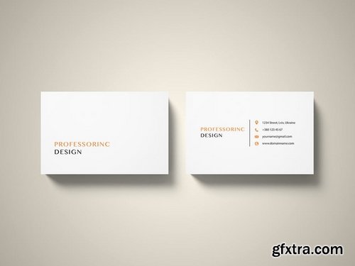 85x55 Business Card Mockup