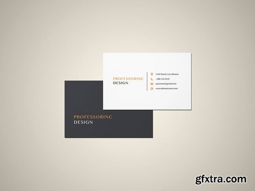 85x55 Business Card Mockup