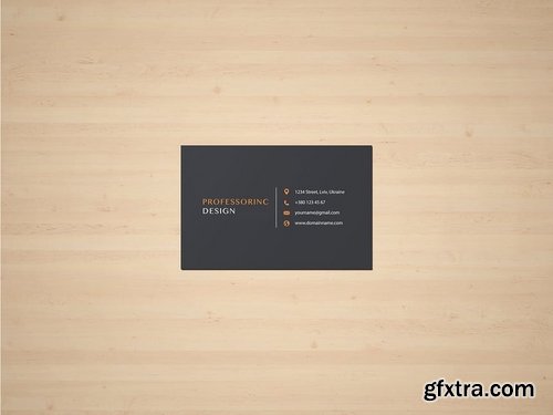 85x55 Business Card Mockup