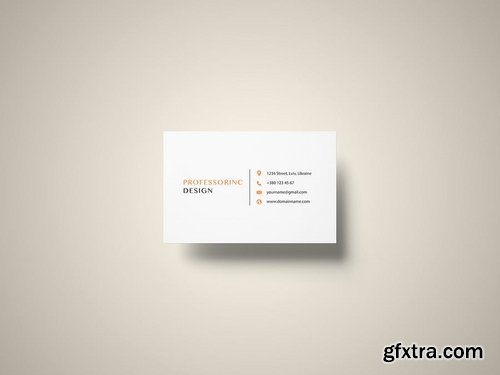 85x55 Business Card Mockup