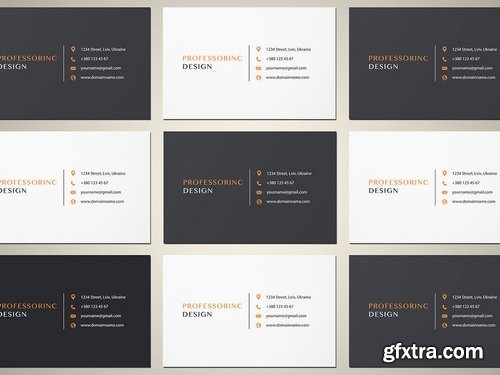 85x55 Business Card Mockup