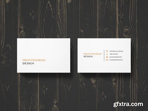 85x55 Business Card Mockup