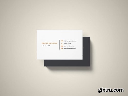 85x55 Business Card Mockup