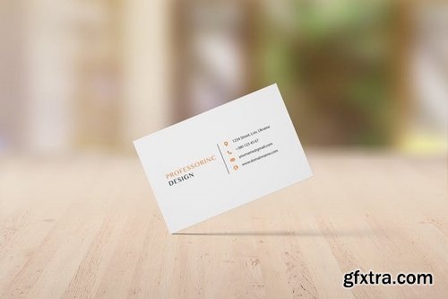 85x55 Business Card Mockup