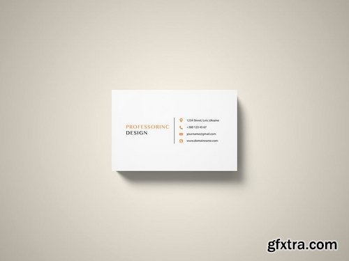 85x55 Business Card Mockup