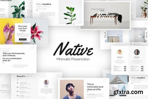 Native Minimalist PowerPoint Template