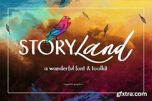 CM - Wonderland Fonts Pack & Branding Kit 2614377