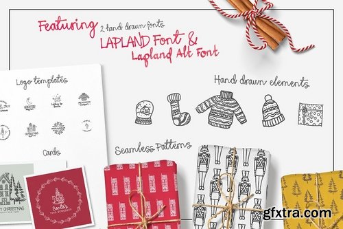 CM - Wonderland Fonts Pack & Branding Kit 2614377