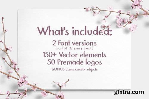 CM - Wonderland Fonts Pack & Branding Kit 2614377