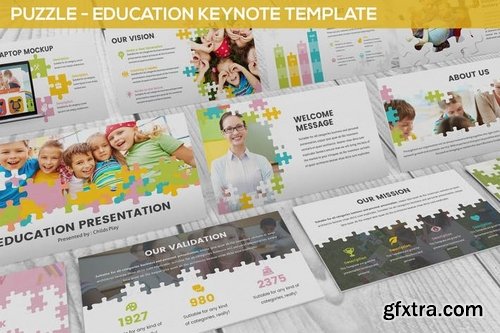 Puzzle - Education Keynote Template