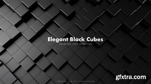 Videohive Elegant Black Cubes 3 19556964